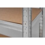 Metalna skladisna polica regal 5x175kg MDF polica 180×90×40 cm3