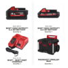 Milwaukee M18 FPP4E 555T FUEL Power Pack 4 akumulatorska alata 3 baterije PACKOUT kolica 4933492530 set bat