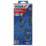 Set nareznica i ureznica 20 kom HSS M3–M12 DEDRA 07792