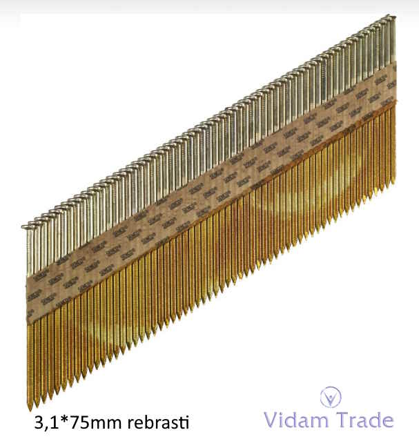 Cavli za cavlericu Senco 31×75 mm 2000 kom rebrasti