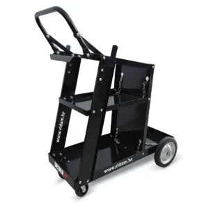 Carrello di saldatura DEDRA DES070 con ripiano per bombola gas 60 kg 4 ripiani