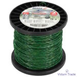 Četvrtasta rezna nit za trimer 2,4x90m upletena/twisted Dedra