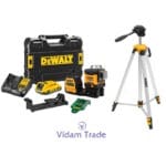 DEWALT DCE089D1G18 QW DE0881T XJ set 3x360 zeleni laser i stativ